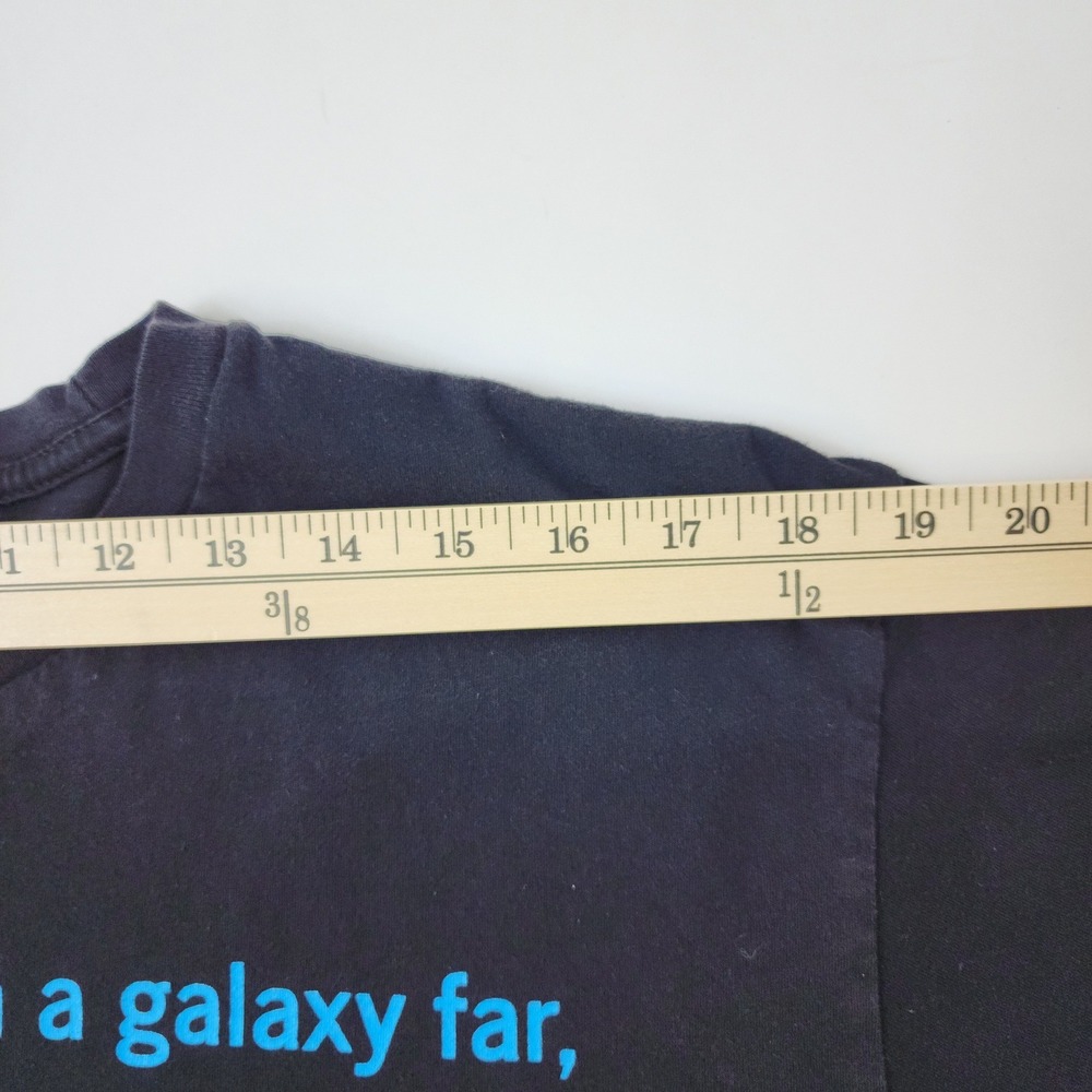 Star Wars Mad Engine Mens Large Black T-Shirt Movie Logo Saga Graphic Tee LG - Picture 6 of 8